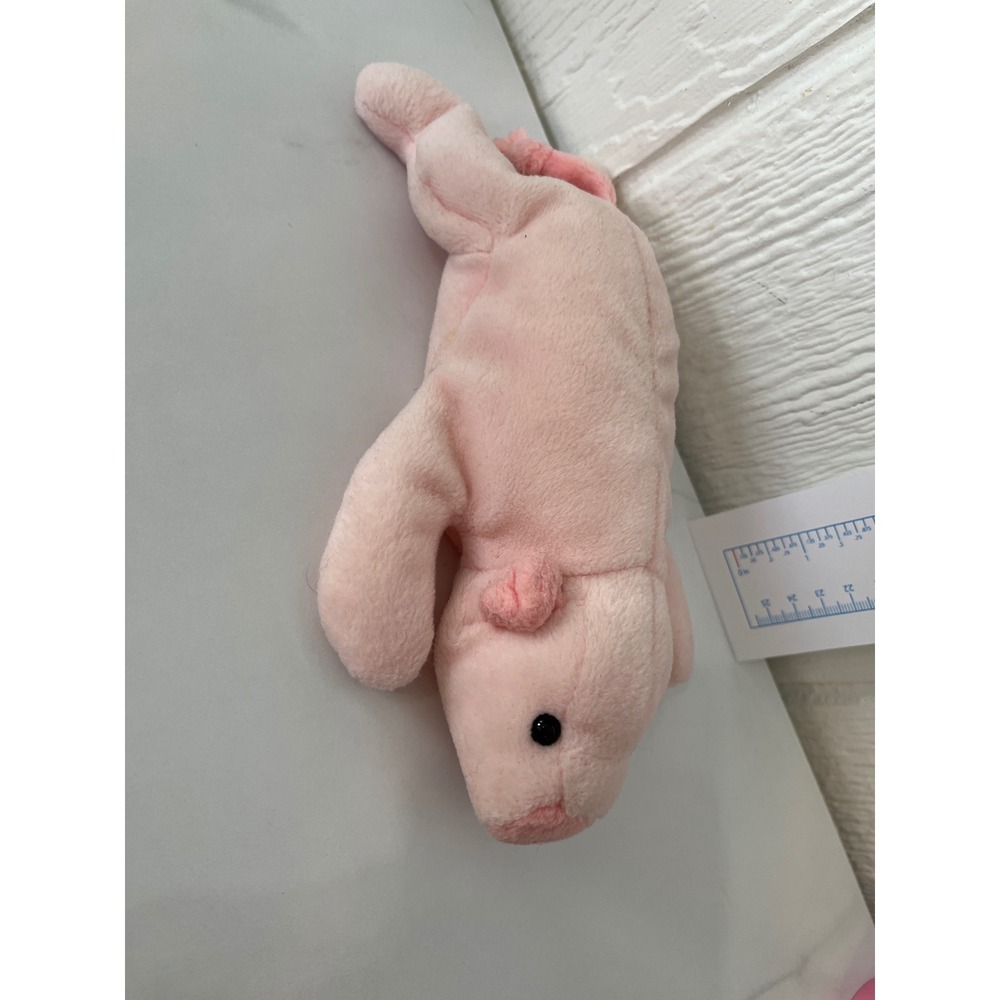 Ty Beanie Babies Squealer Pig 1993 Pink Plush Toy‎